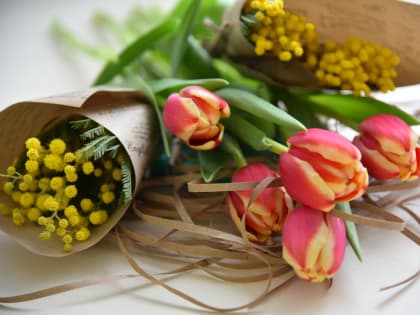 Губернатор Виктор Томенко и председатель АКЗС Александр Романенко поздравили жительниц Алтайского края с 8 Марта