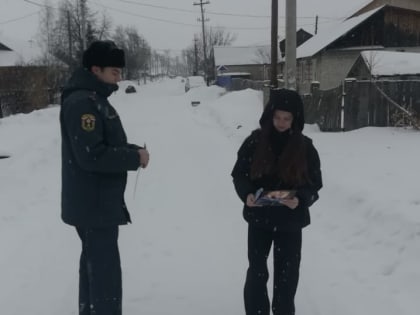 В микрорайоне Новосиликатный Индустриального района состоялся рейд по профилактике пожаров