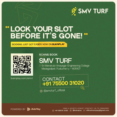 SMV Turf — BuknPlay — Poster