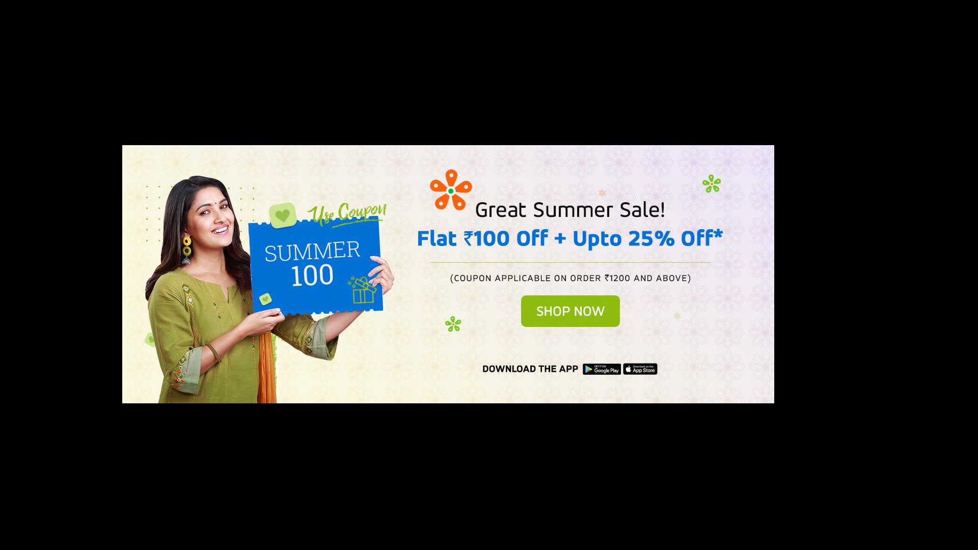 Summer sale web banner