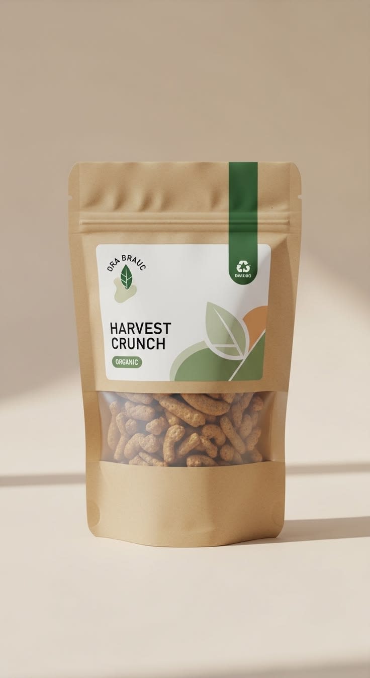 Harvest Crunch organic pouch