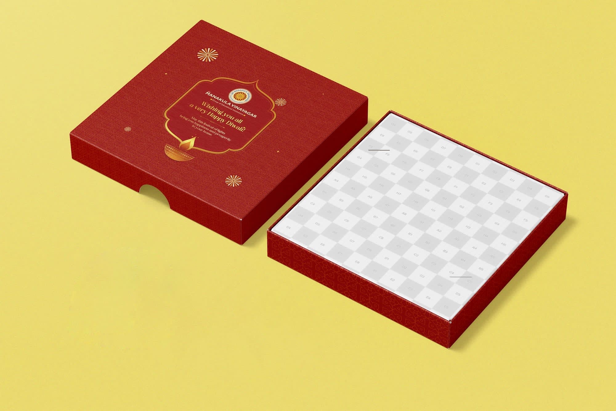 Festive sweet gift box