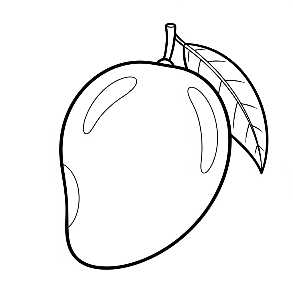 Mango coloring page