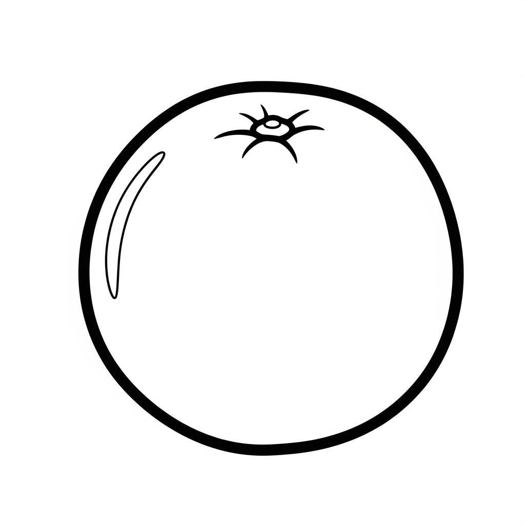 Orange coloring page