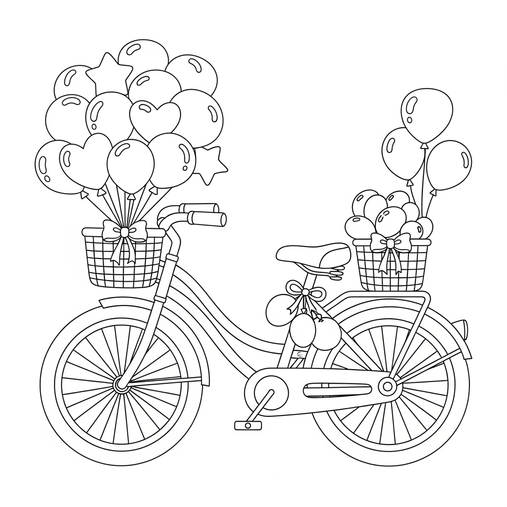 Cycle coloring page