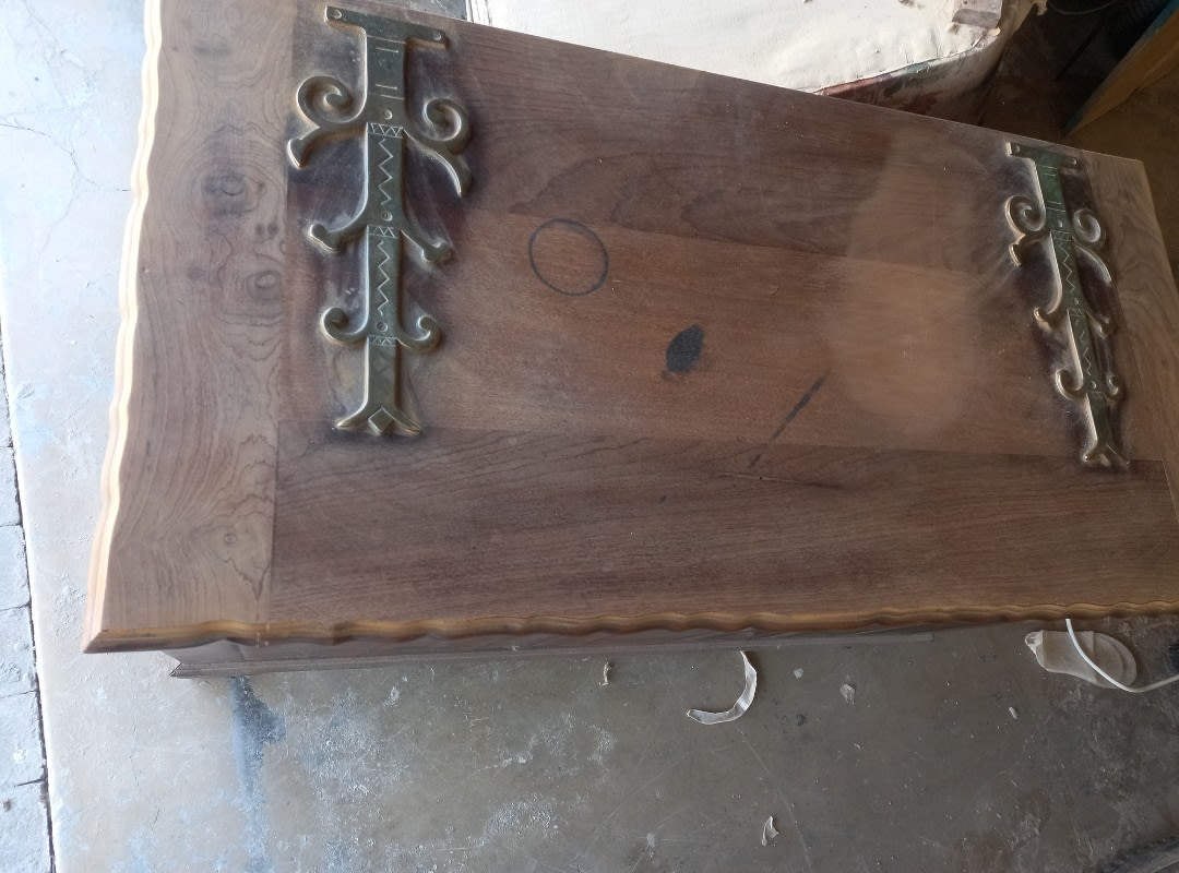 Beautifully restored cabinet with new finish