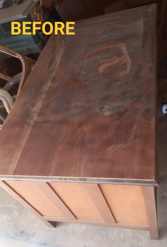 Vintage Office Desk - Before Restoration