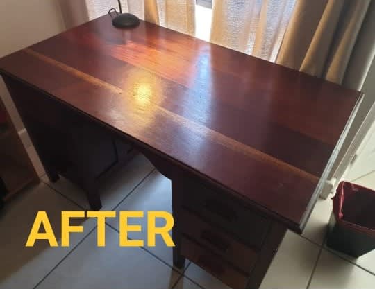 Final result in client's home with stunning glossy finish