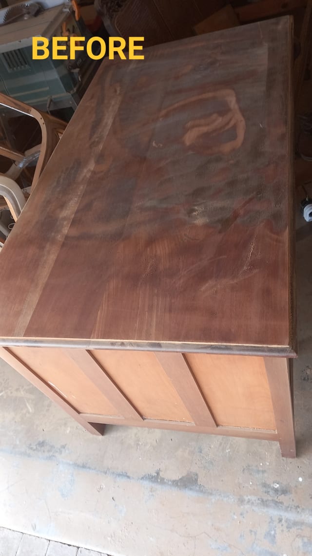 Before furniture restoration in Langebaan