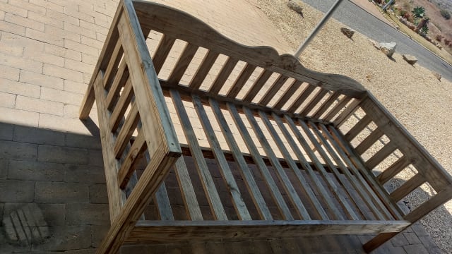 Restored furniture in Langebaan home