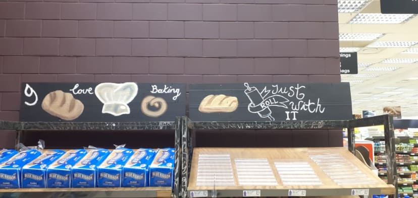 I Love Baking Display