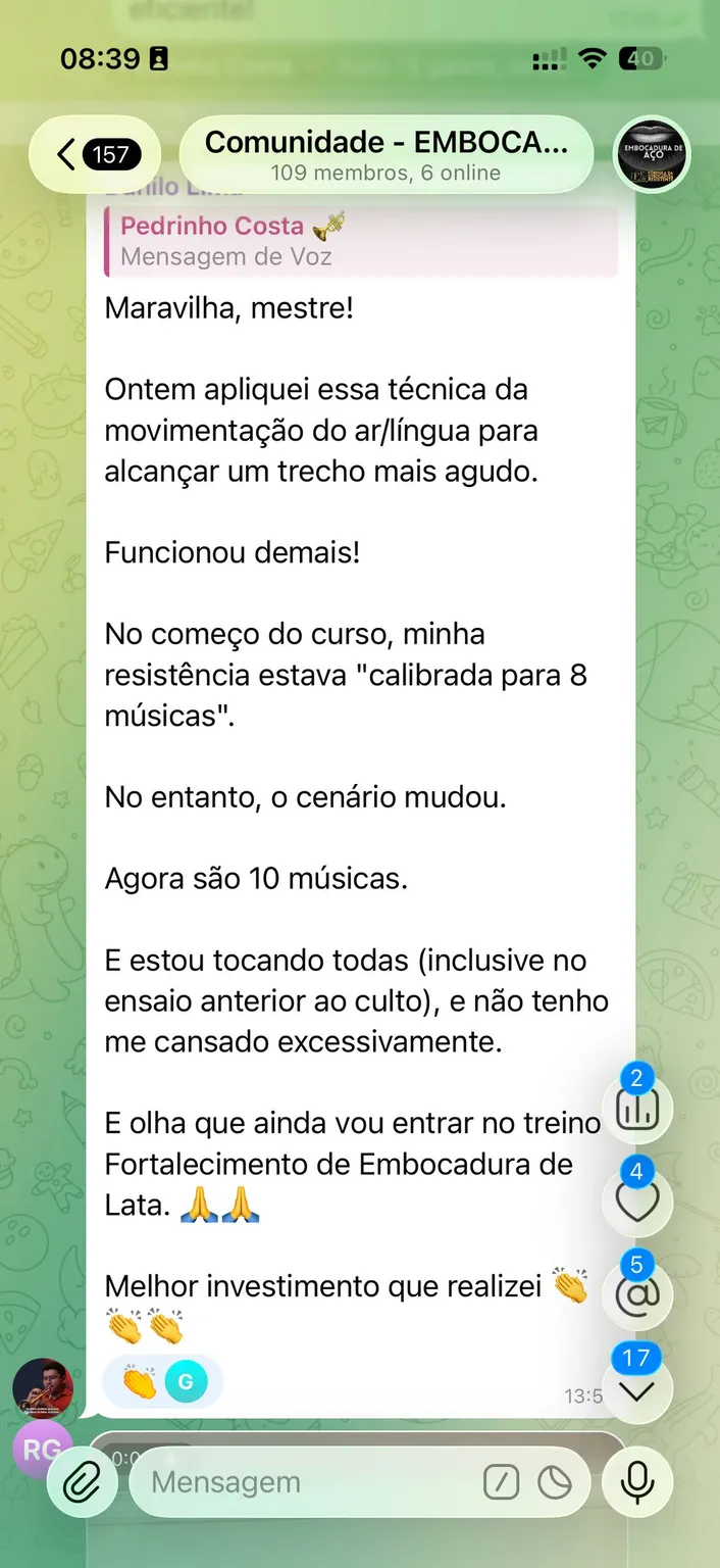 Depoimento do Danilo Lima