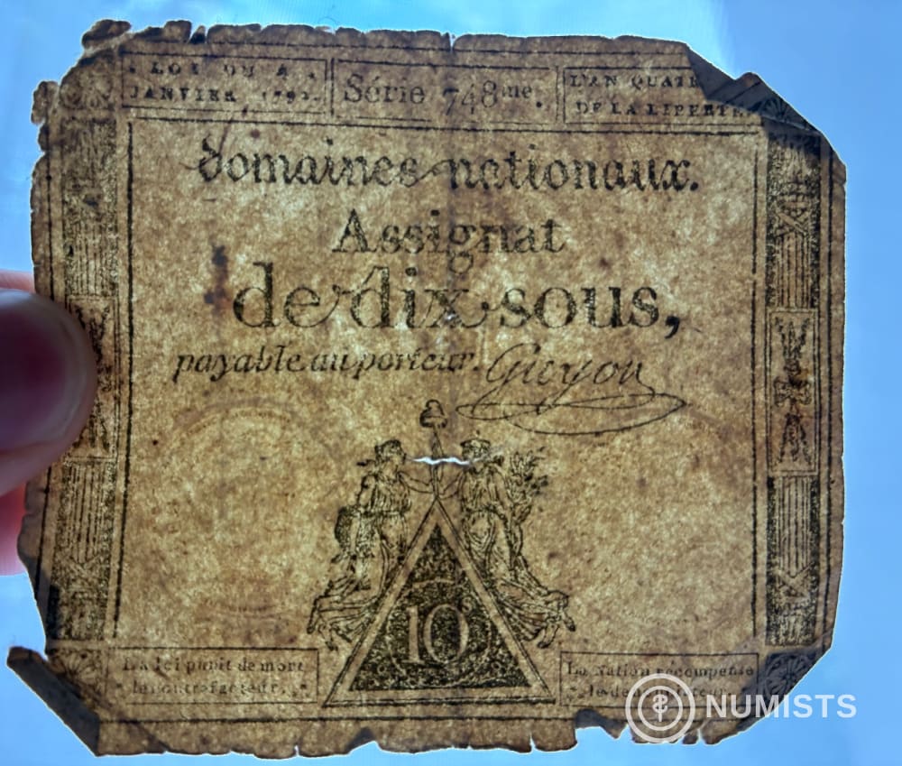 10 sols 1792
