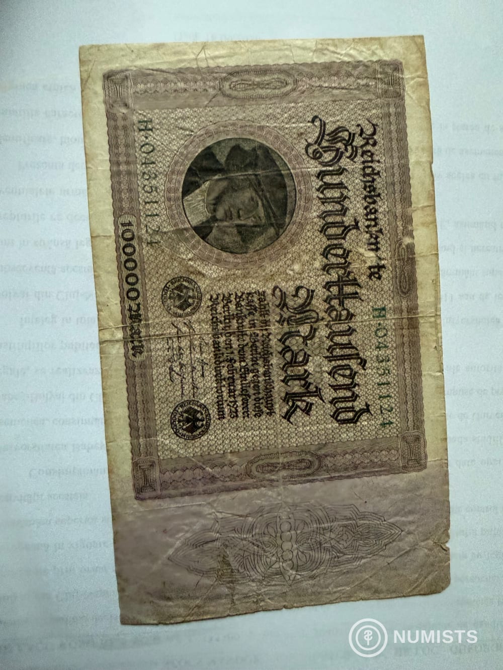 1923 100000 Mark