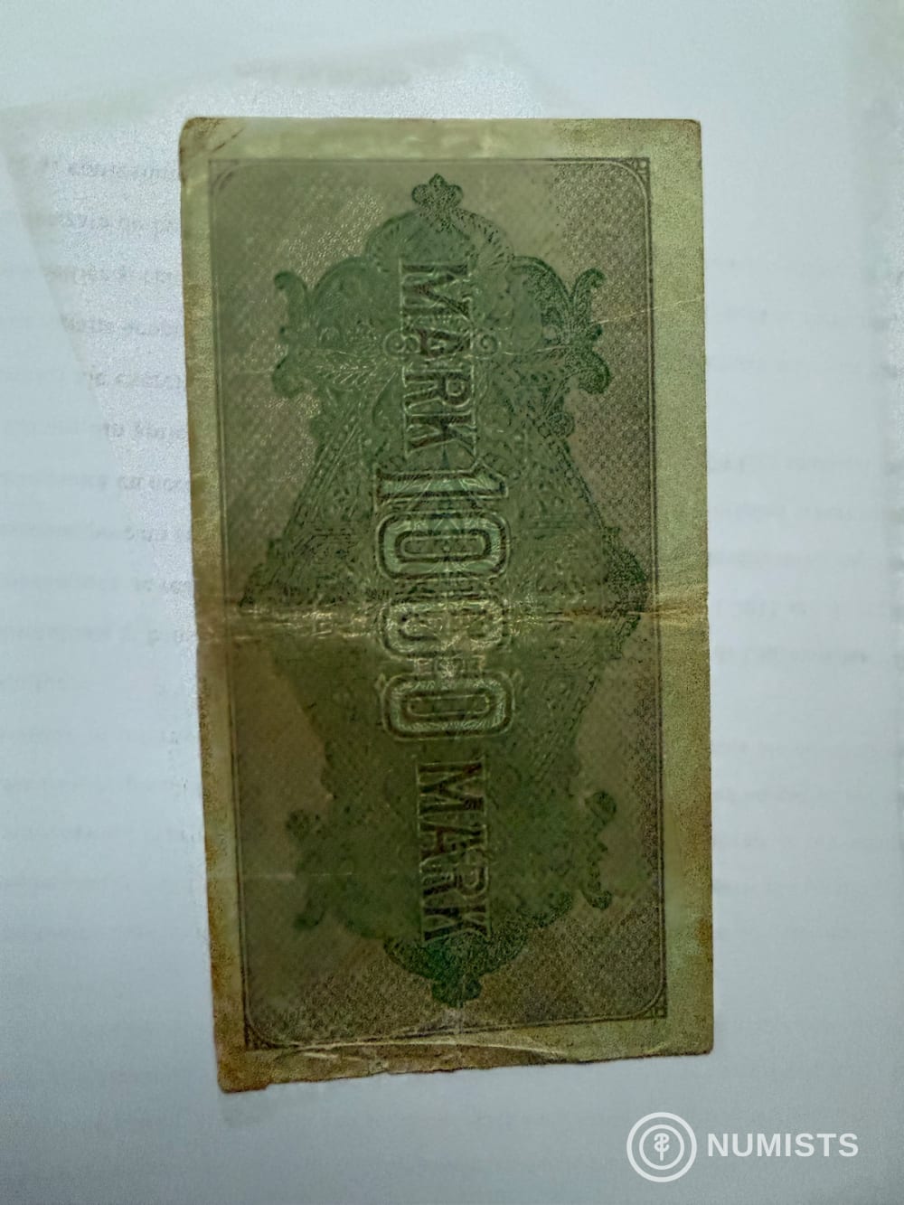 1922 1000 Tausend Mark