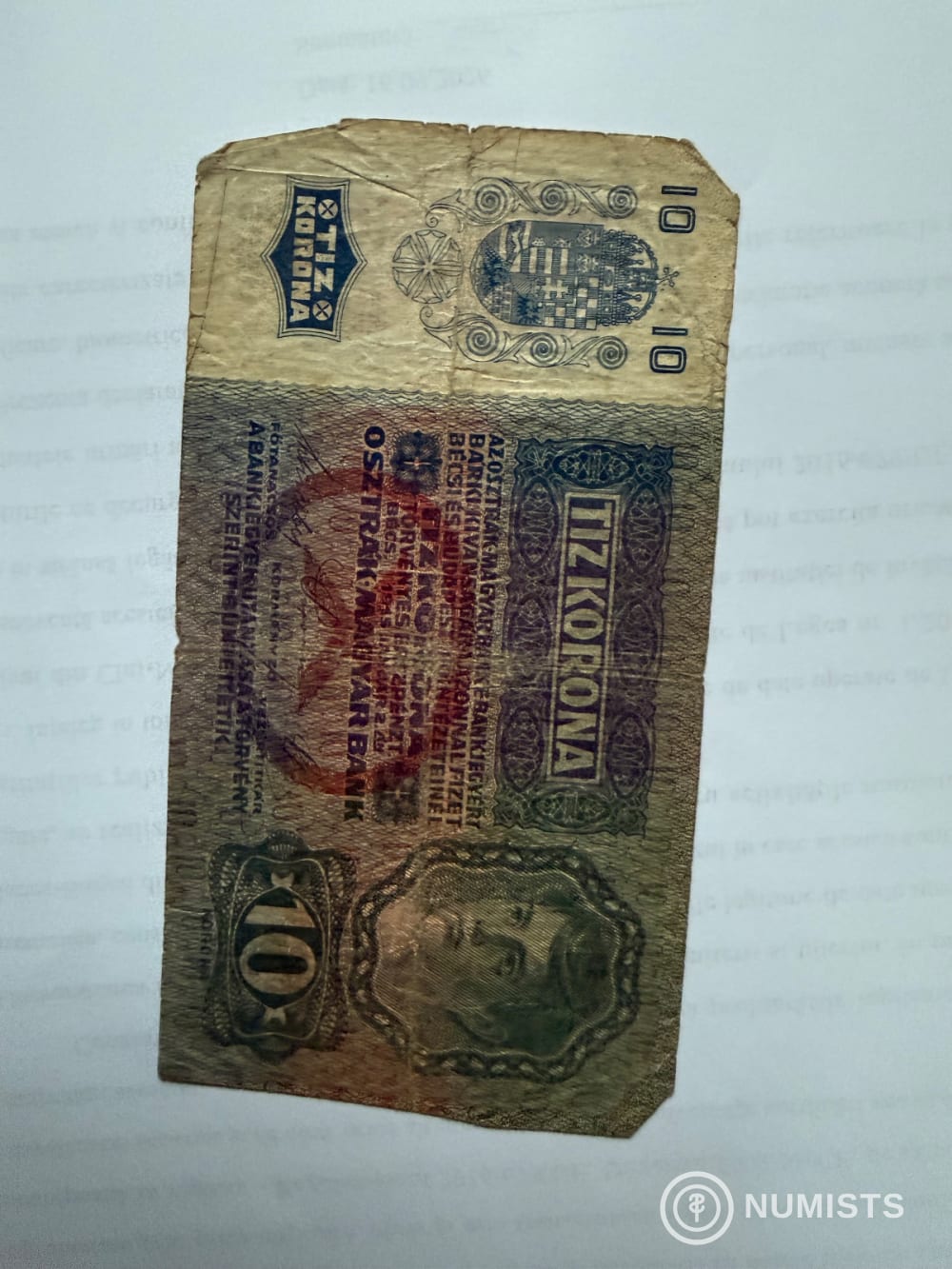 1915 Zehn Kronen / Tiz Korona