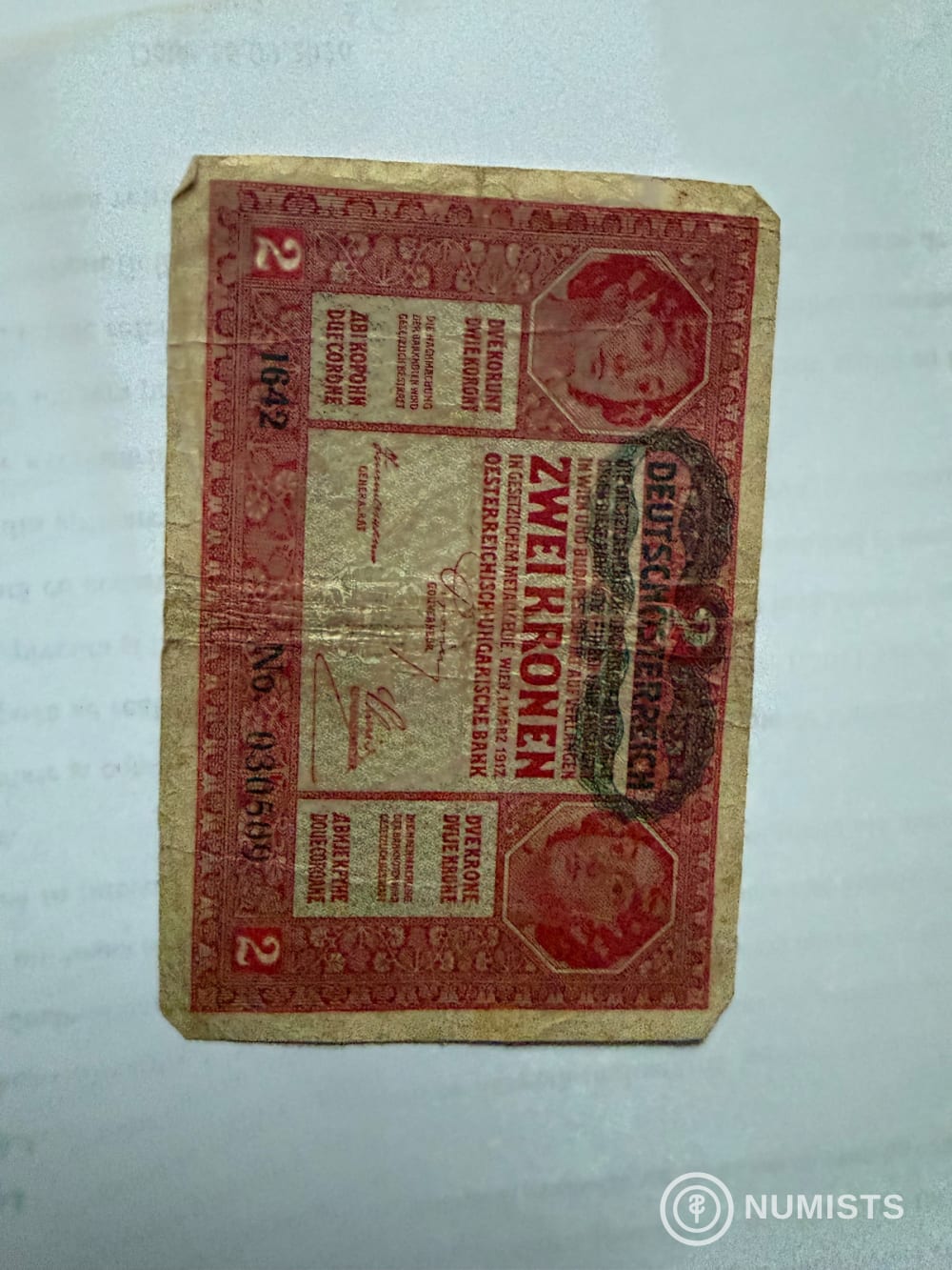 1917 Zwei Kronen / Két Korona