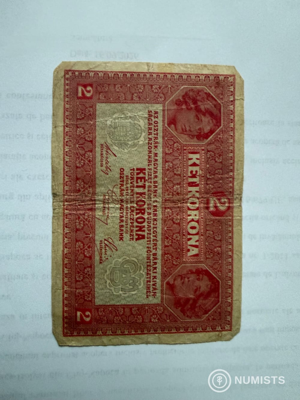 1917 Zwei Kronen / Két Korona