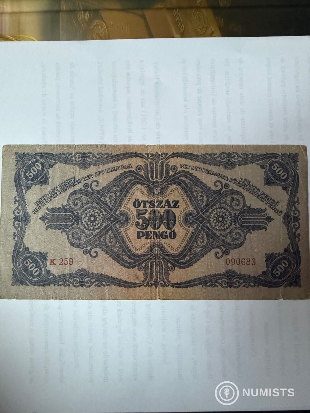 1945 500 Pengő