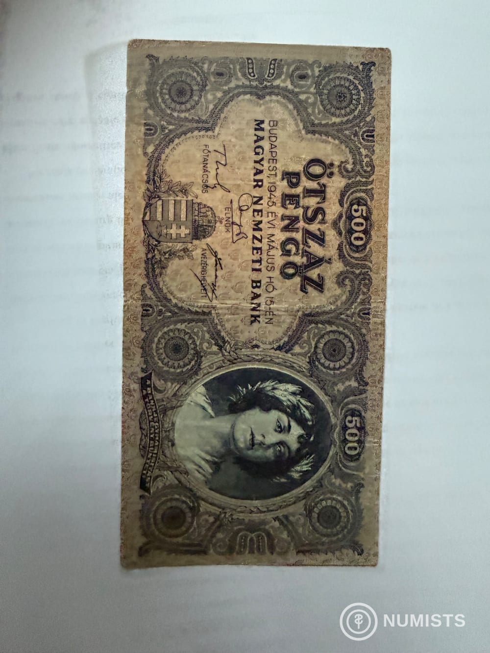 1945 500 Pengő