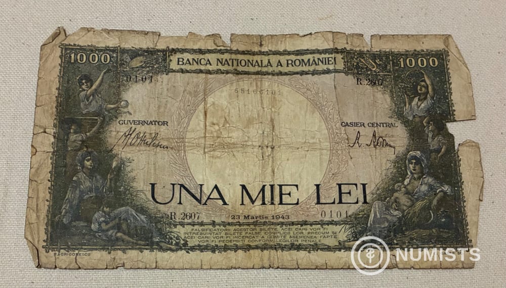 1943 1000 Lei