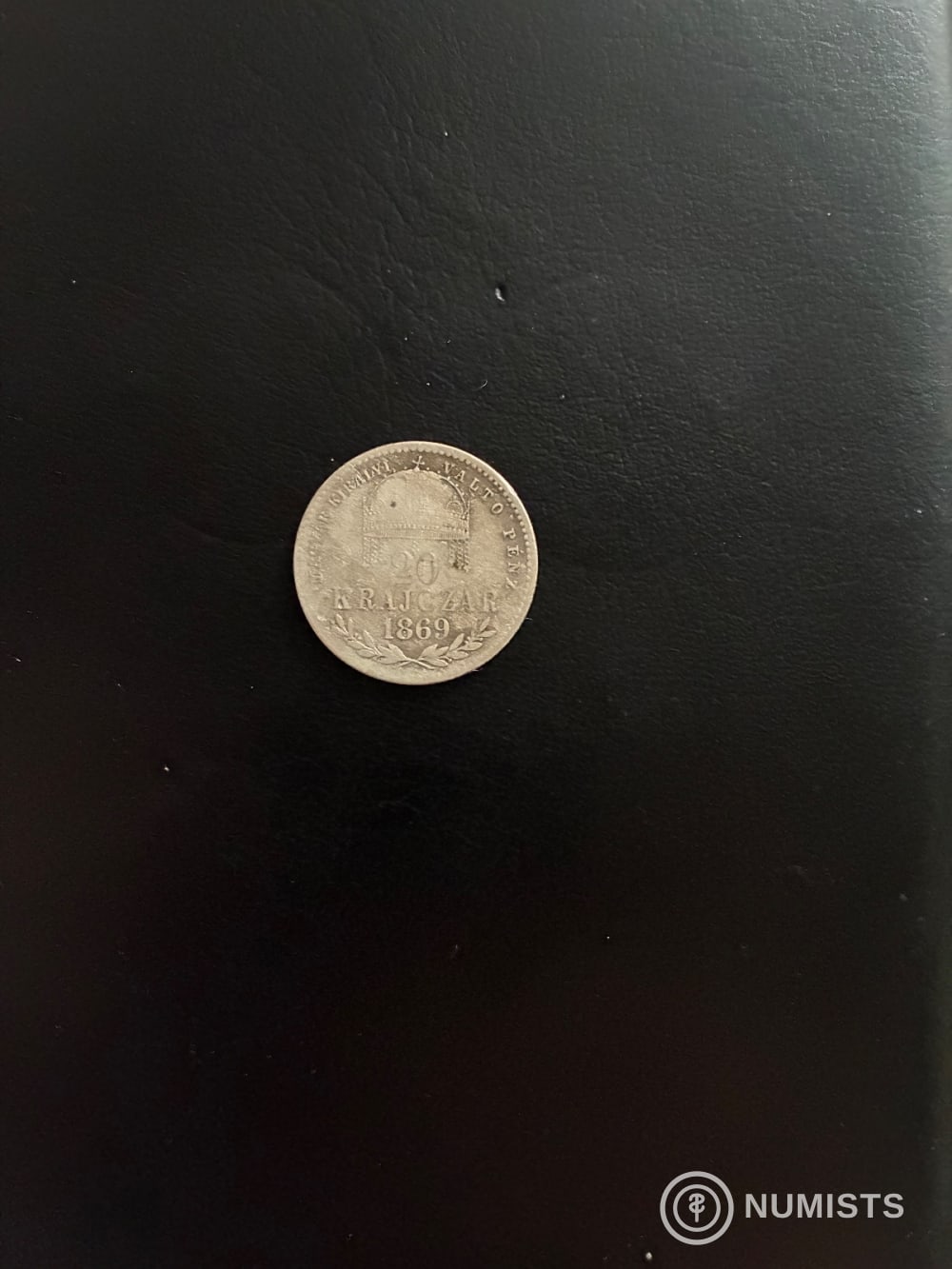 Silver 20 krajczar of Franz Joseph I, Kremnitz, 1869