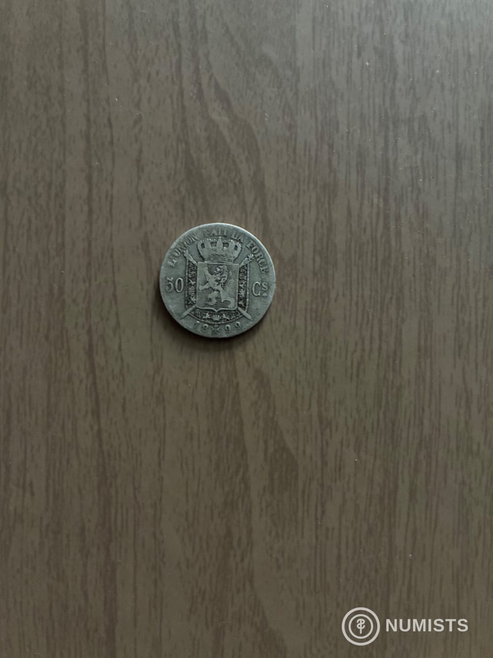 1899 50 Centimes Belgium