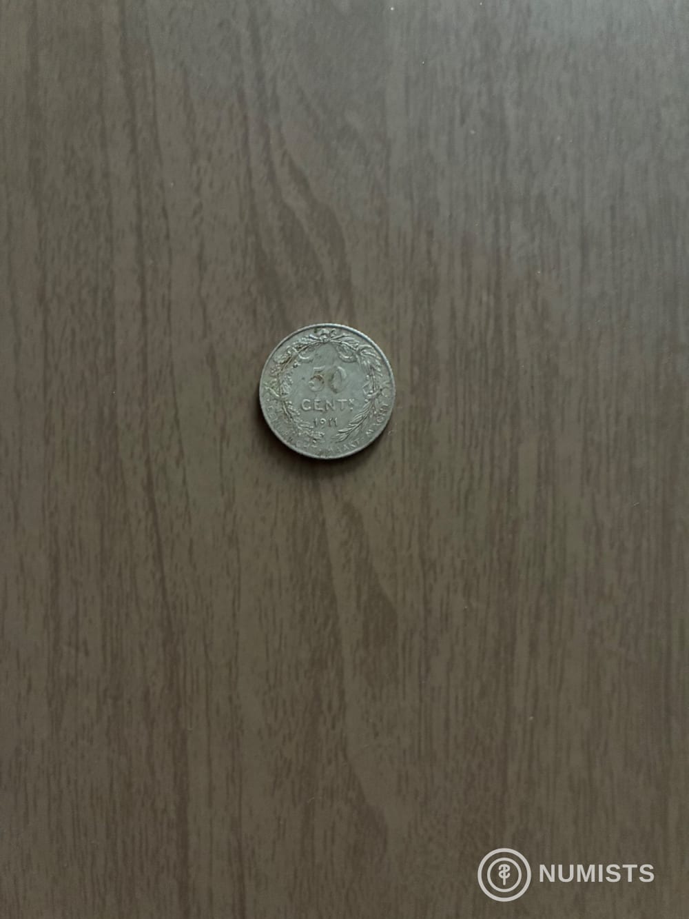 1911 50 CENTS Belgium