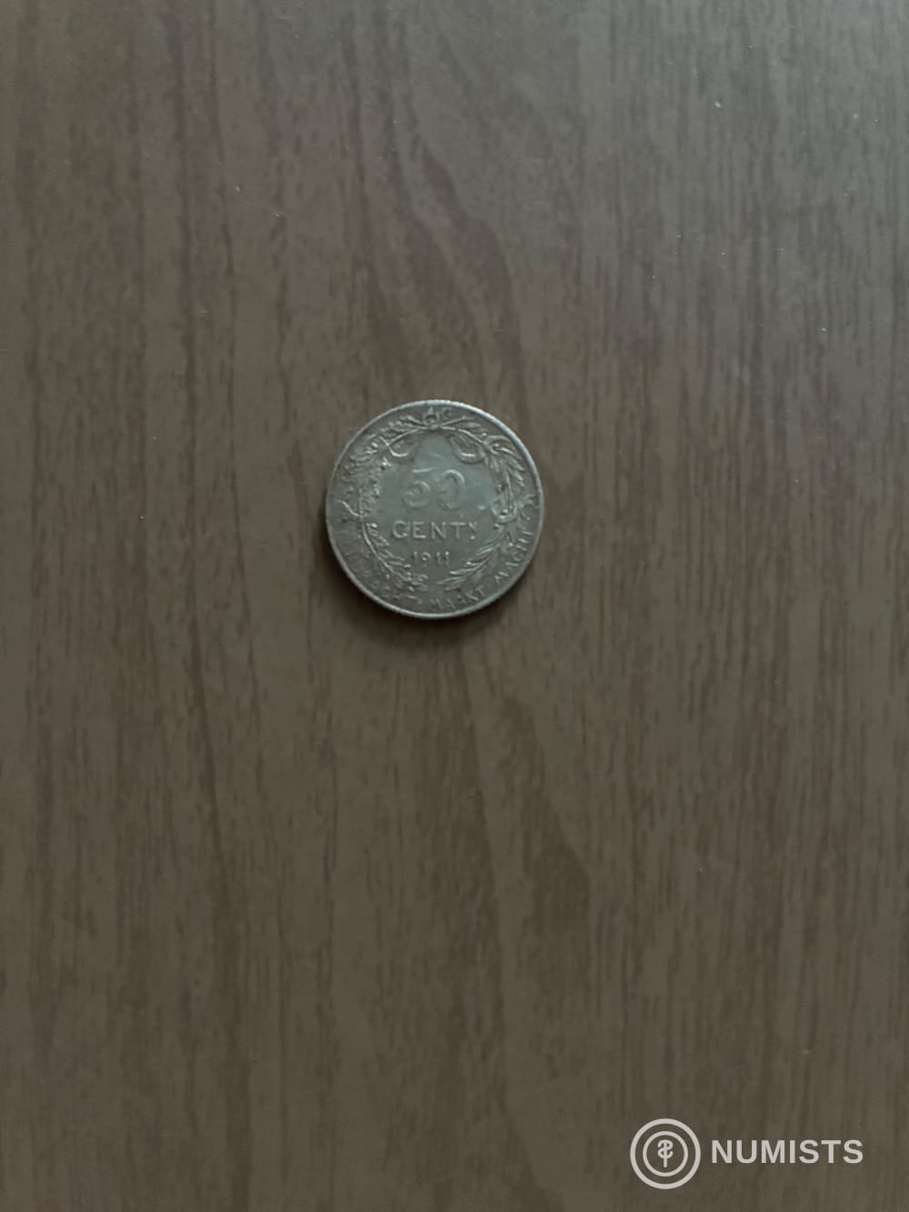 1911 50 CENTS Belgium