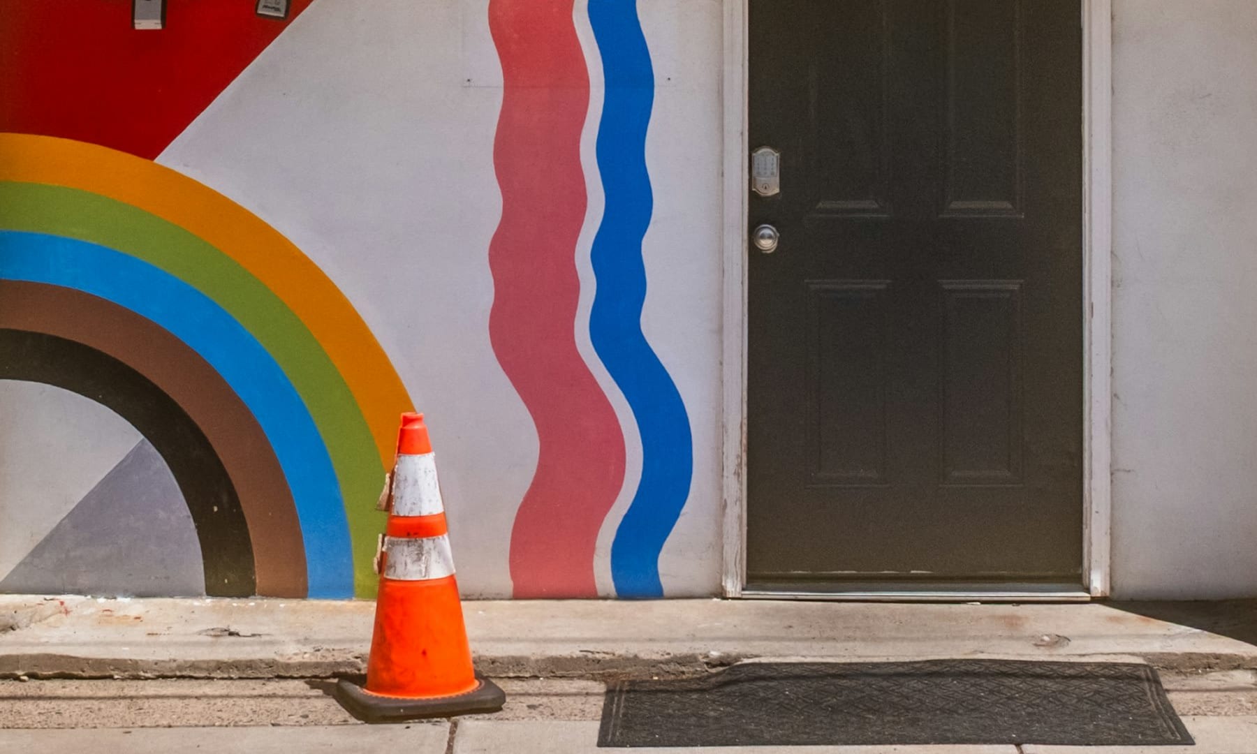 Colorful mural in South Philadelphia