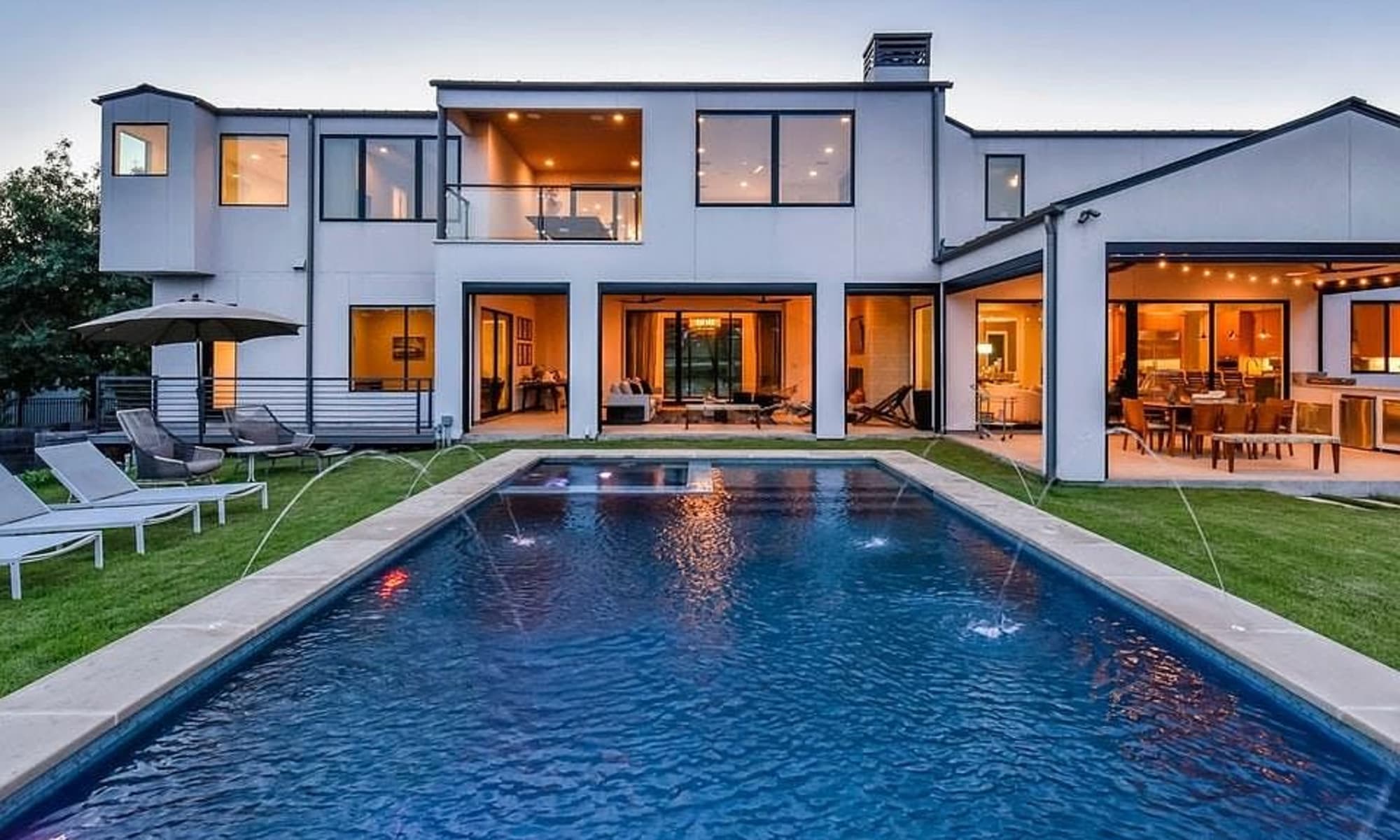 Austin luxury home and pool