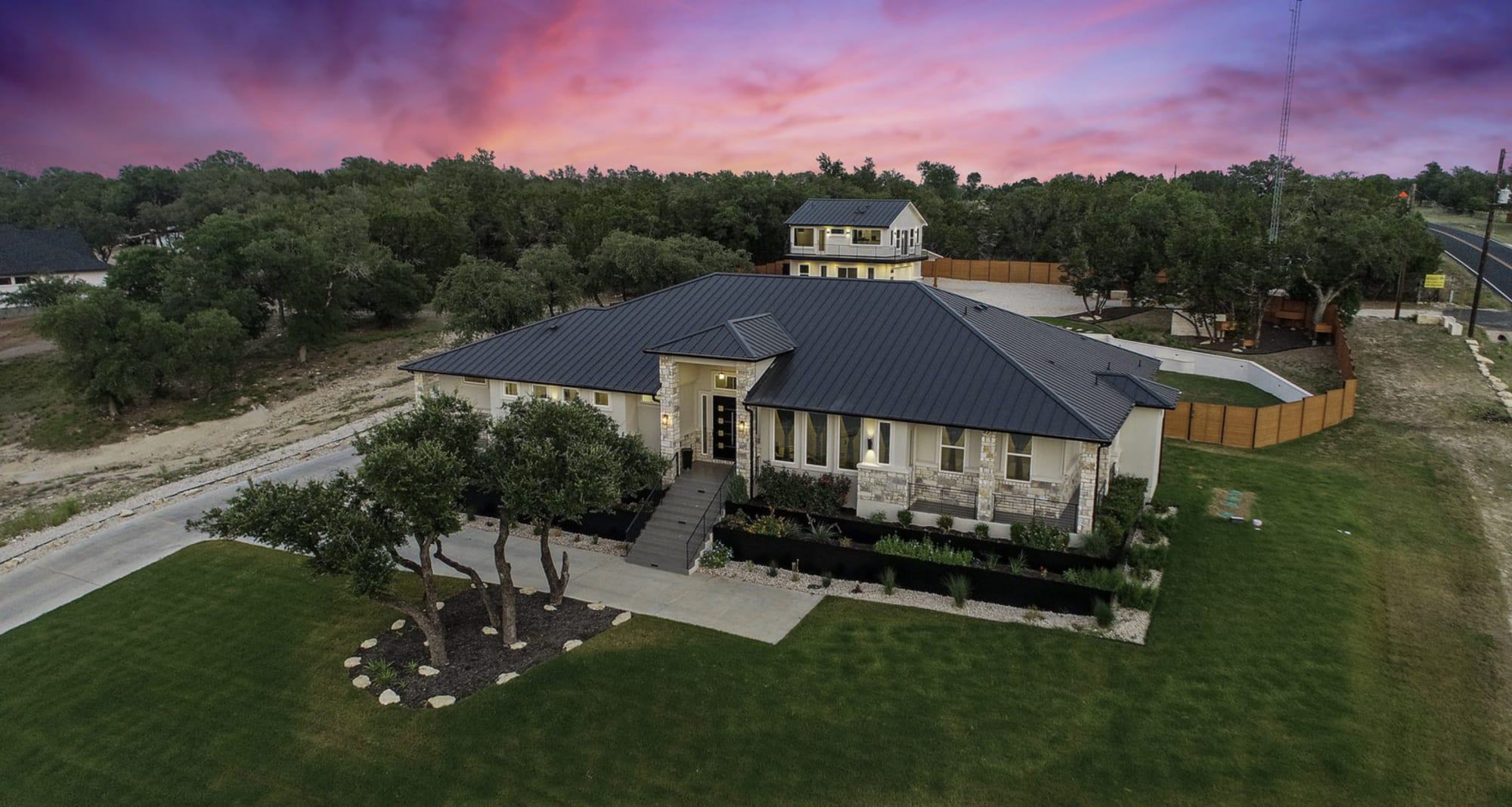 Custom Home in Liberty Hill with Casita and outdoor oasis with pool