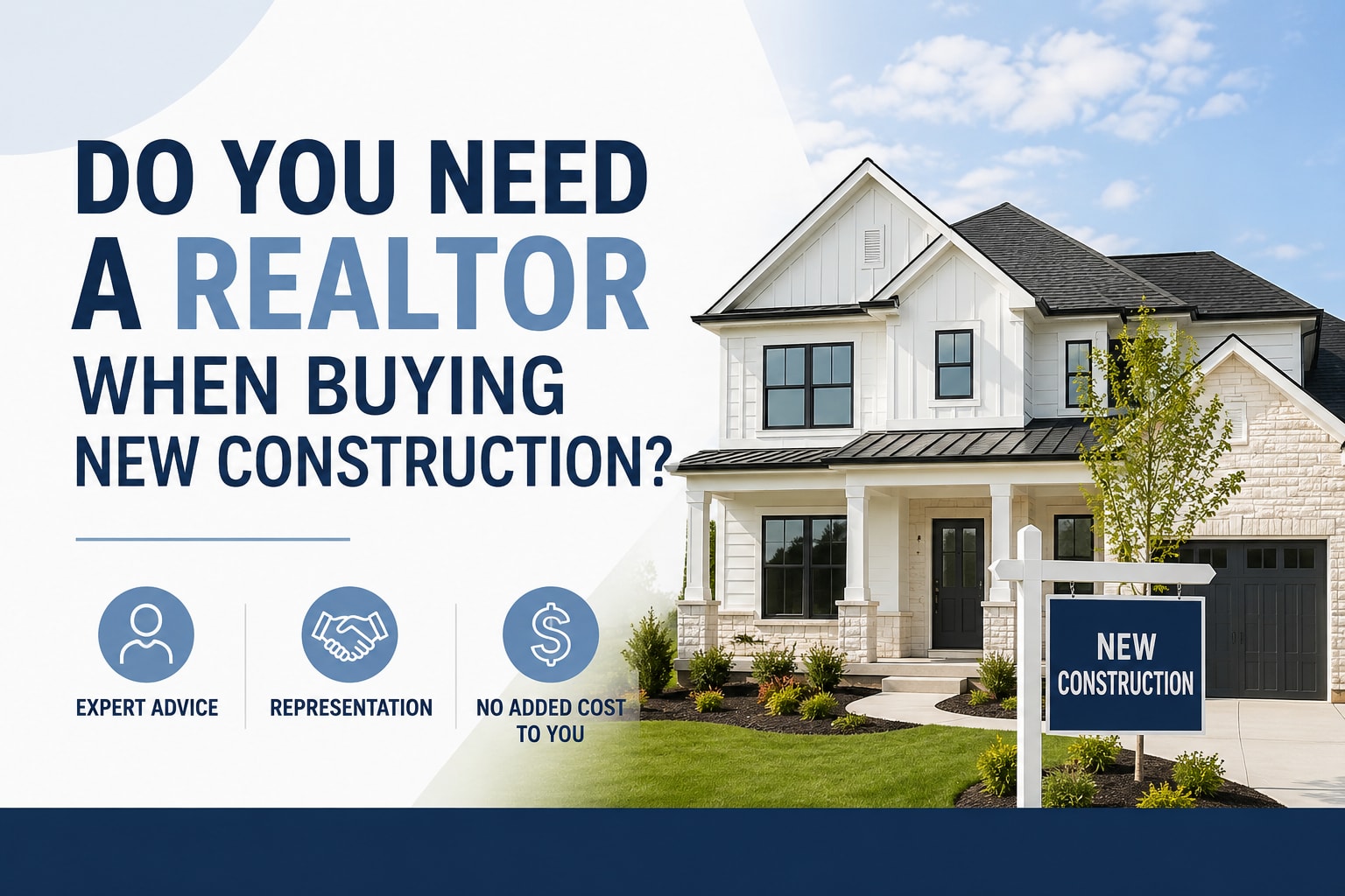 New construction home interior with unfinished framing and natural light