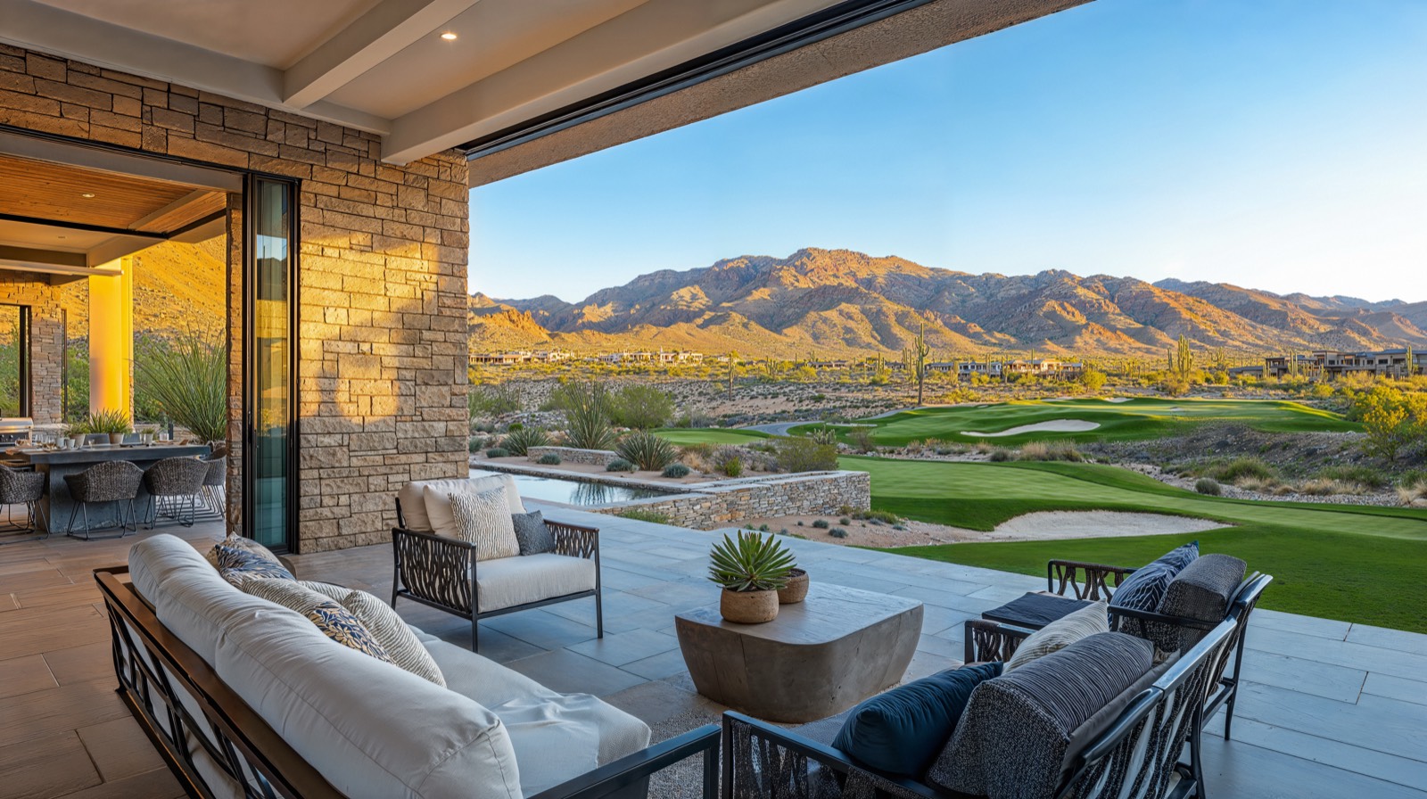 Scottsdale desert golf landscape