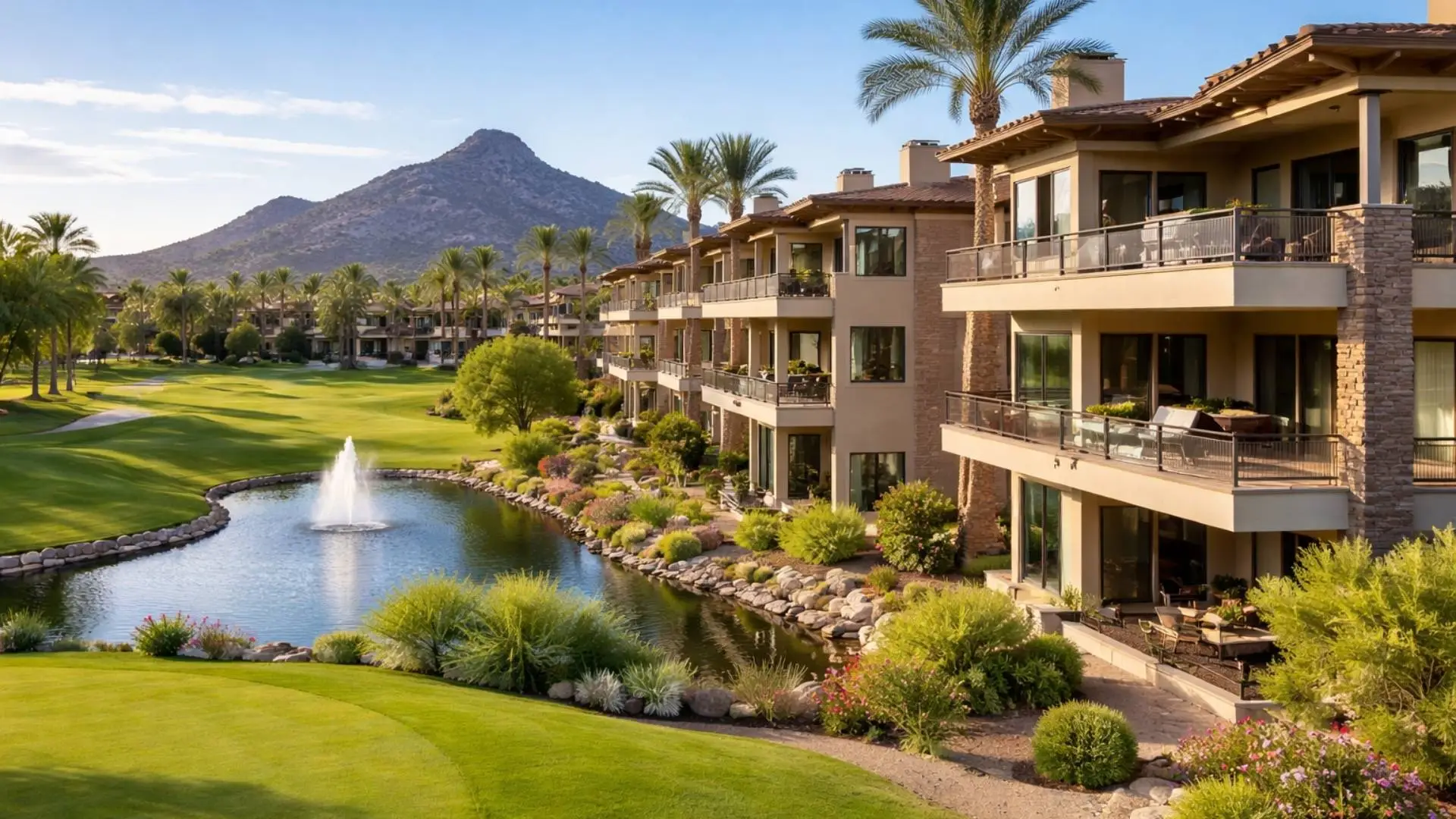Scottsdale golf community condominium