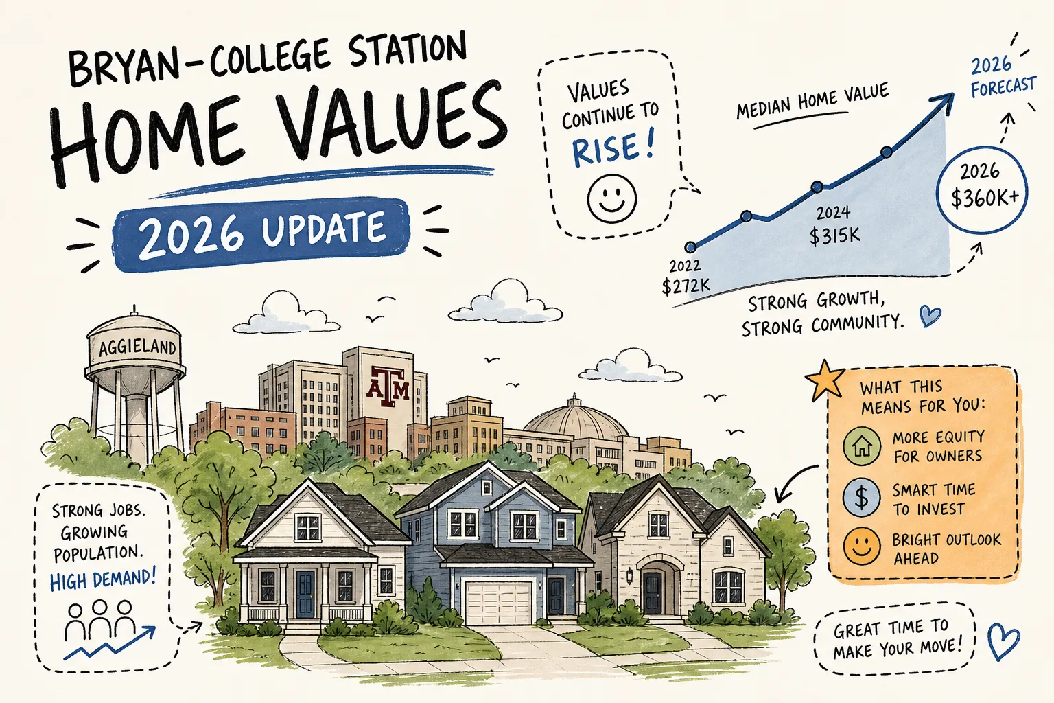 Bryan-College Station home values: the 2026 market update