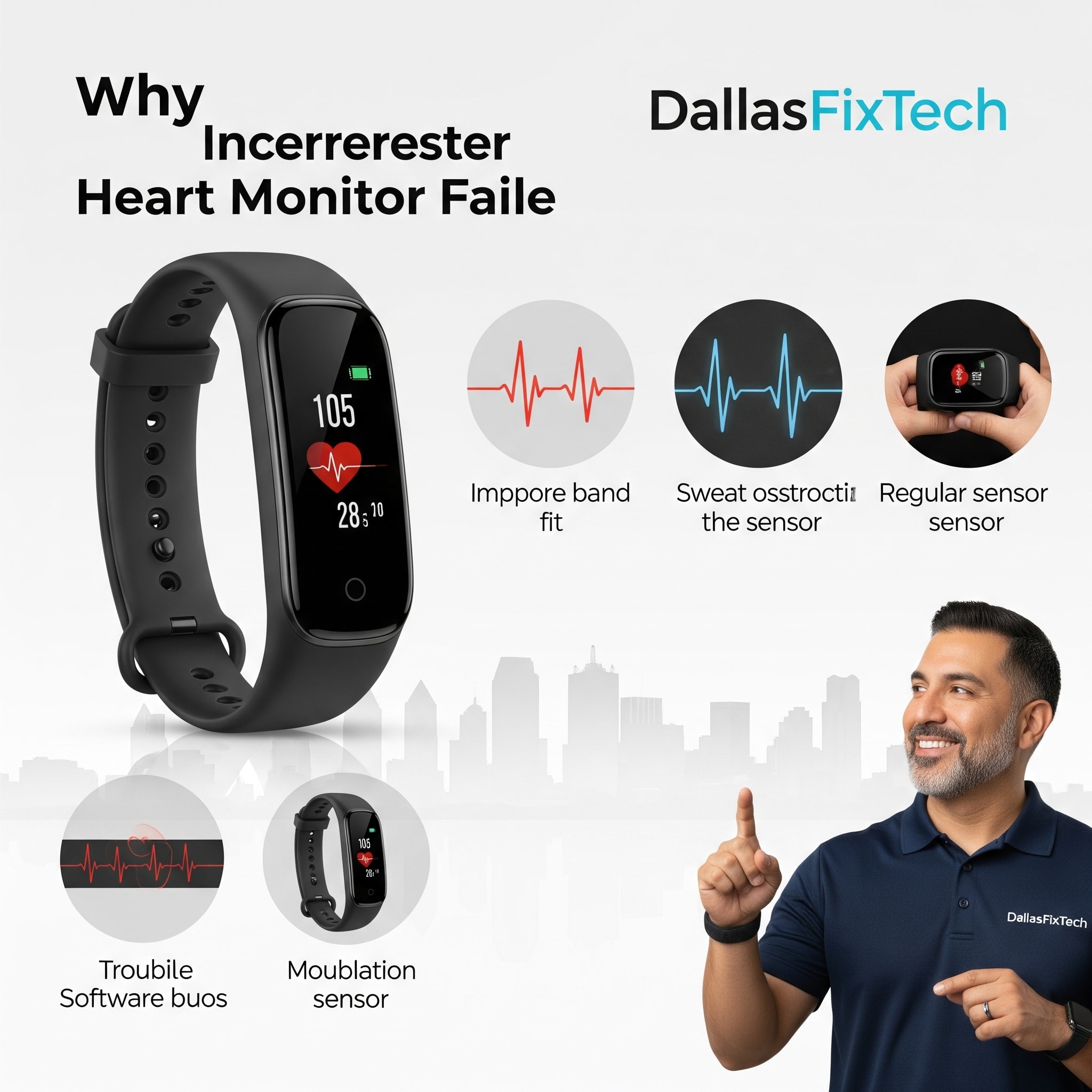 Why Fitness Tracker Heart Rate Monitors Fail: DallasFixTech’s Guide to Accurate Health Monitoring in Dallas, TX