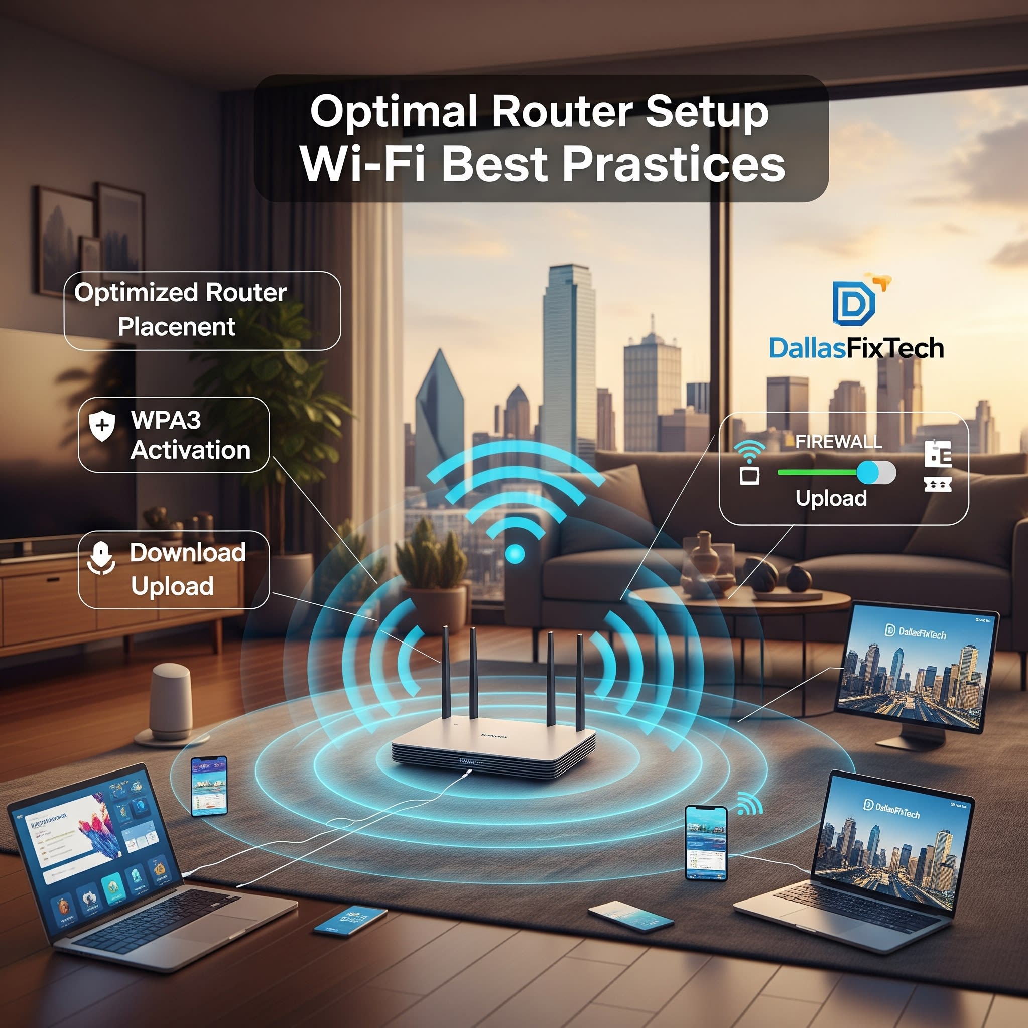 DallasFixTech's Ultimate Router Setup Best Practices for Optimal Home Network Performance & Security