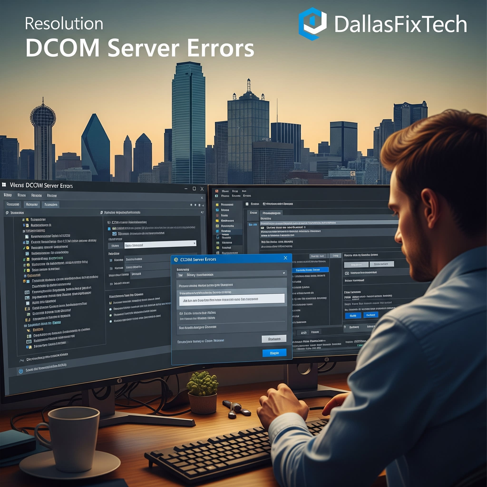 Fixing DCOM Server Errors in Windows – DallasFixTech’s Safe & Permanent Method