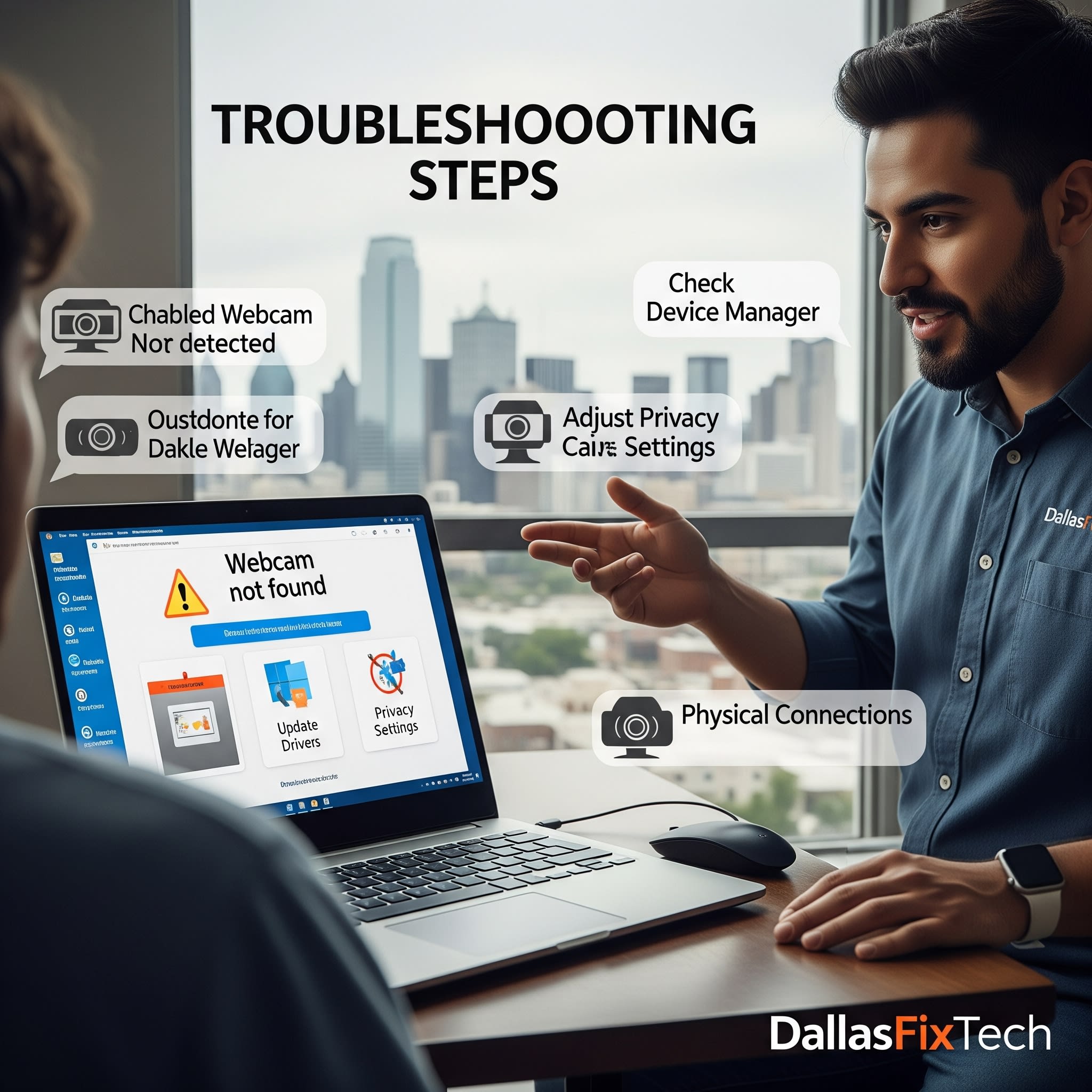 Laptop Webcam Not Detected? Here's What to Do: DallasFixTech’s Guide for Dallas, TX