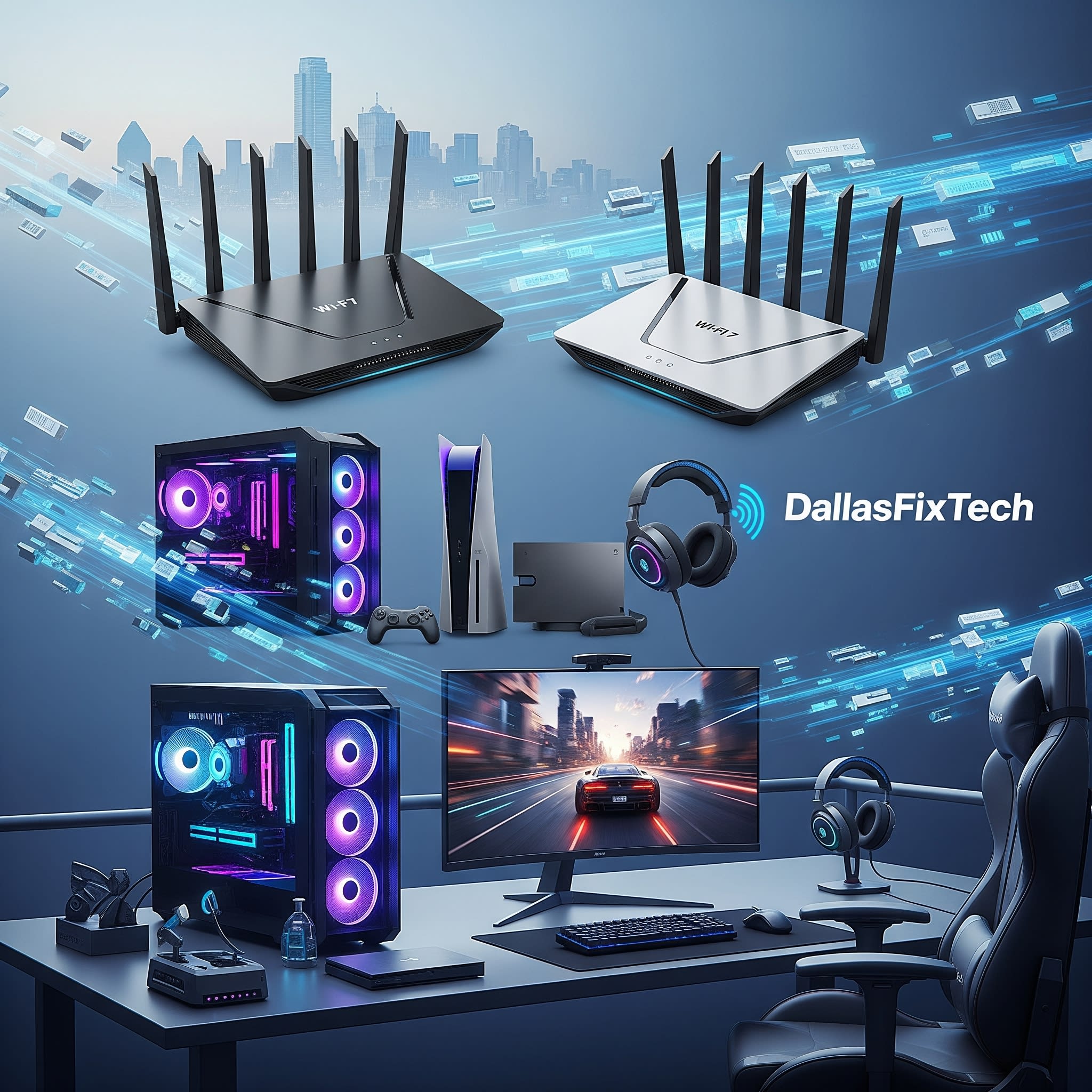The Best Wi-Fi 7 Routers for Gaming (2025) – DallasFixTech Expert Recommendations