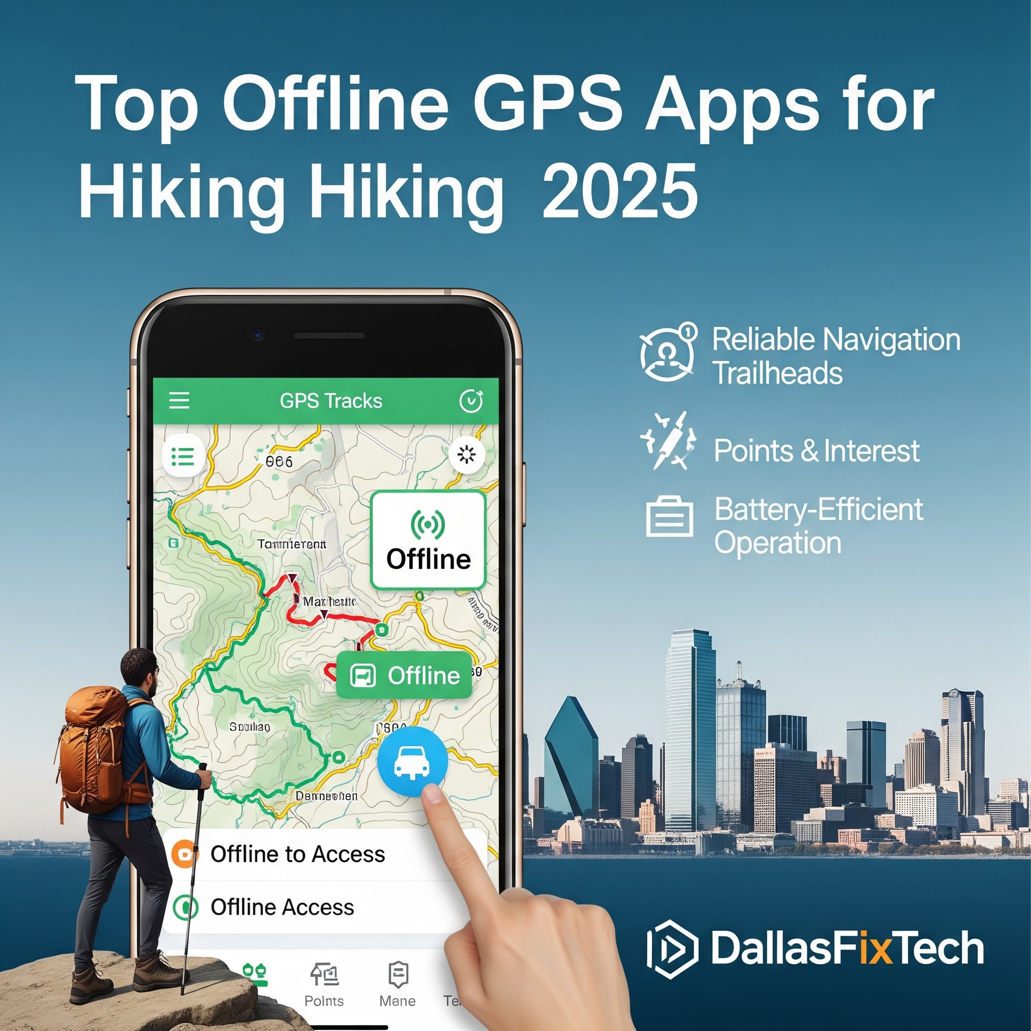The Best Offline GPS Apps for Hiking (2025)