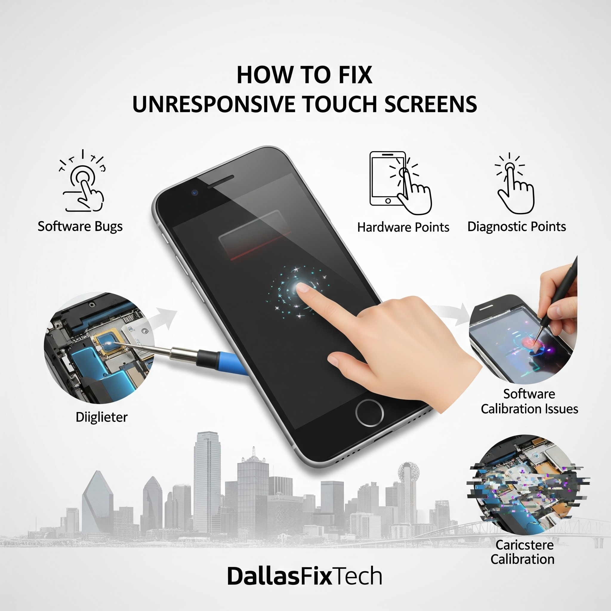 How to Fix Unresponsive Touch Screens: DallasFixTech’s Expert Mobile Solutions in Dallas, TX
