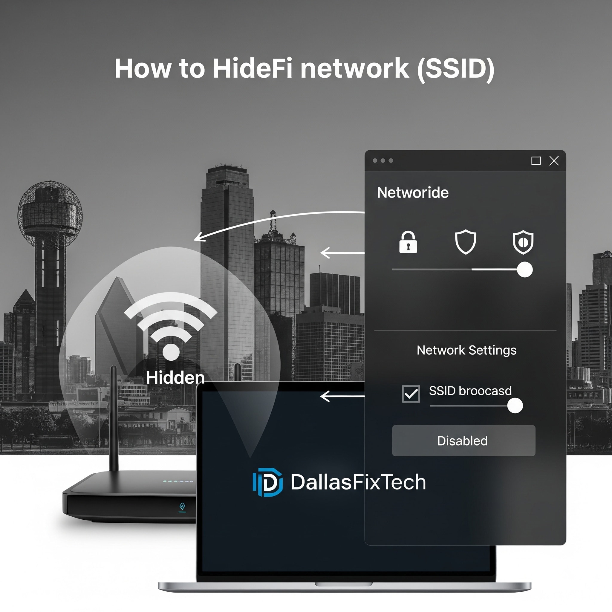 How to Hide Your Wi-Fi Network (SSID): DallasFixTech Privacy & Security Tips