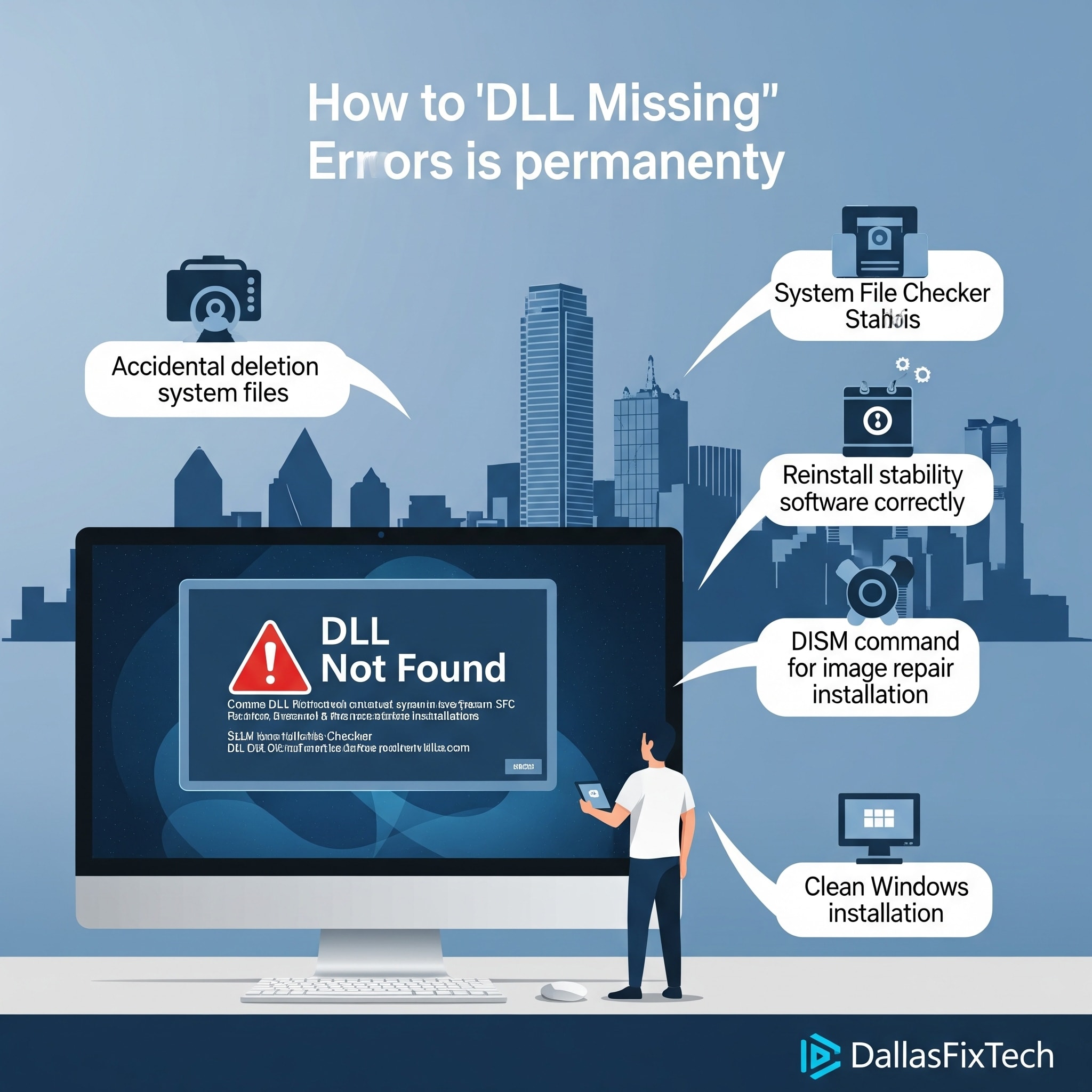 Fixing ‘DLL Missing’ Errors in Windows: DallasFixTech’s Advanced Solutions for Dallas, TX