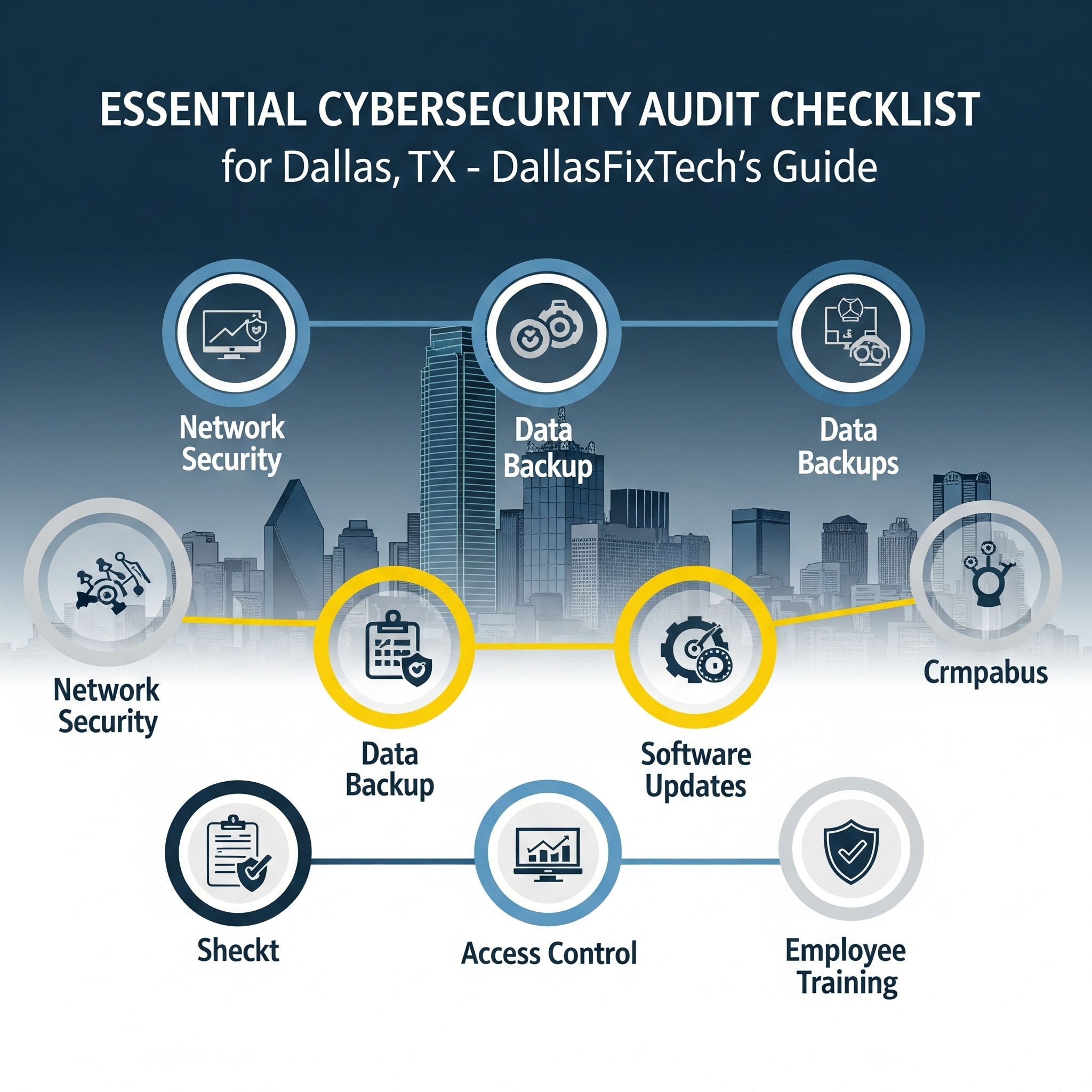Essential Cybersecurity Audit Checklist for Garland, TX – DallasFixTech’s Guide