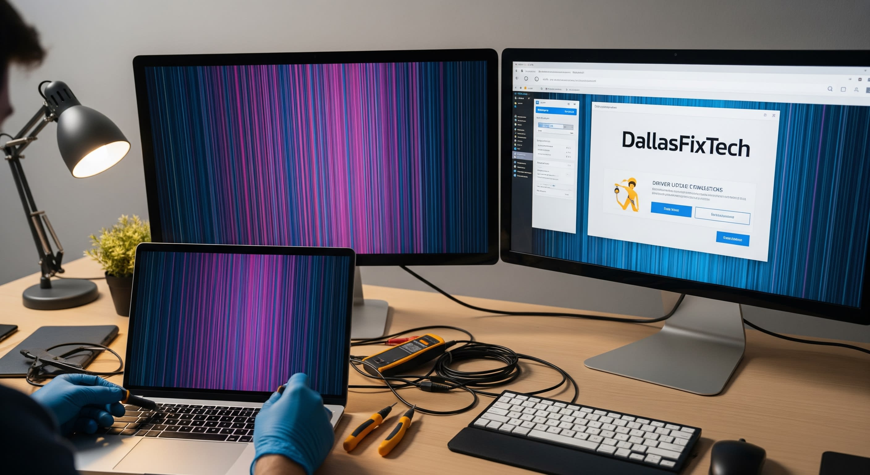 DallasFixTech’s Guide to Diagnosing & Fixing Screen Flickers on Any Device in Arlington, TX