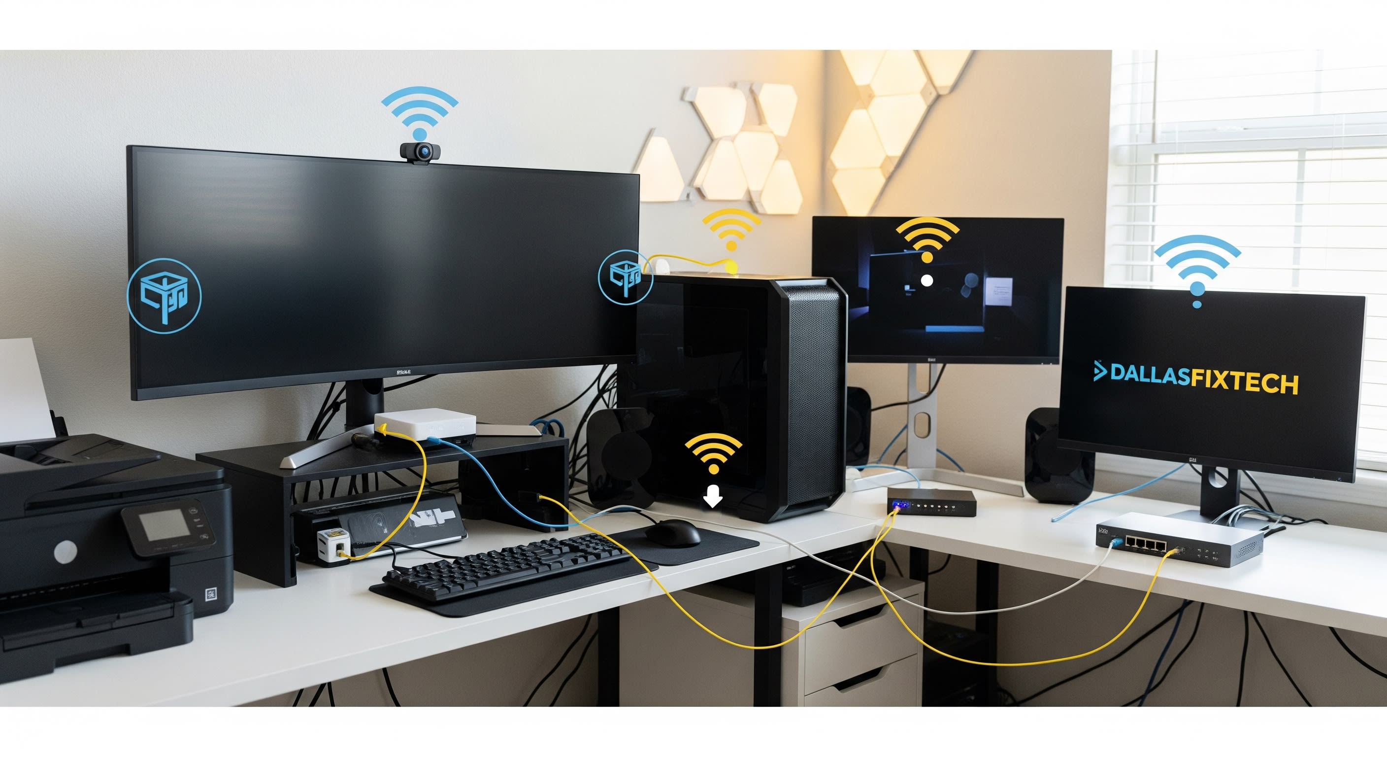 Seamless Network Expansion for Home Offices in Arlington, TX – DallasFixTech