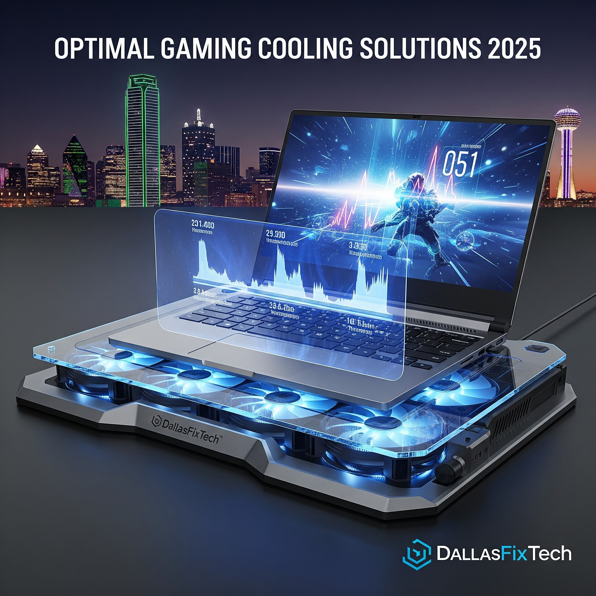 Optimal Cooling Pads for Gaming Laptops (2025) – DallasFixTech Tested Reviews