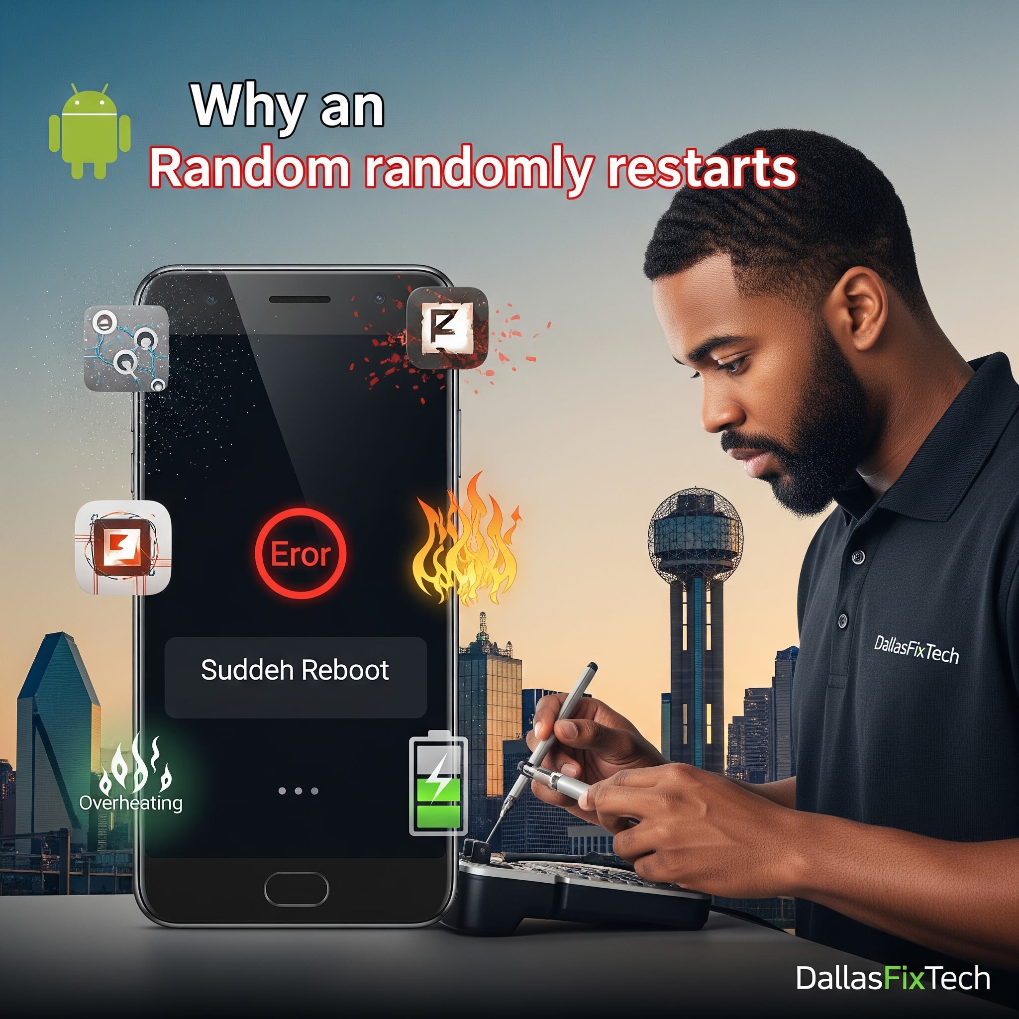 Why Your Android Phone Randomly Restarts – DallasFixTech’s Fix
